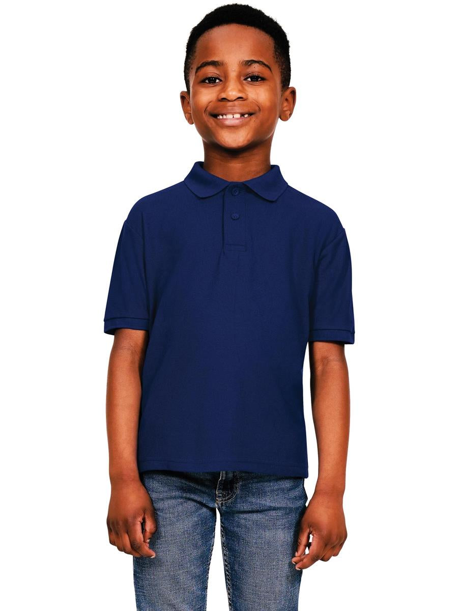 Pique Polo 190gm Kids — Navy