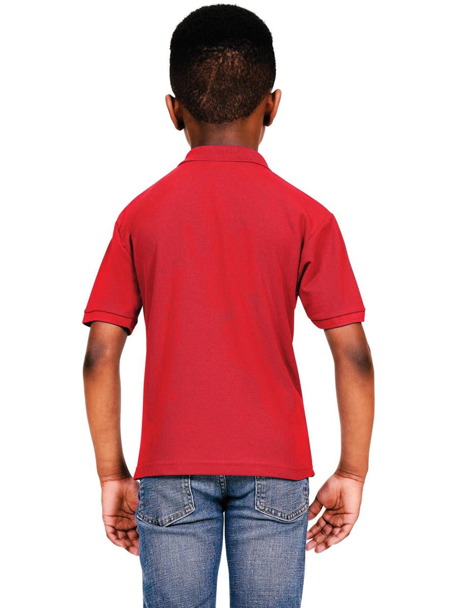 Pique Polo 190gm Kids — Red