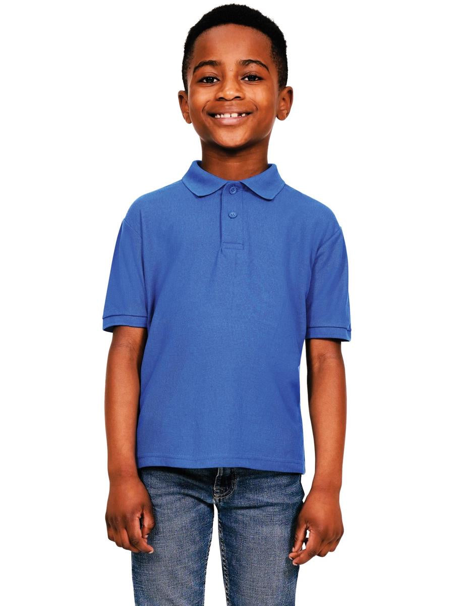 Pique Polo 190gm Kids — Royal