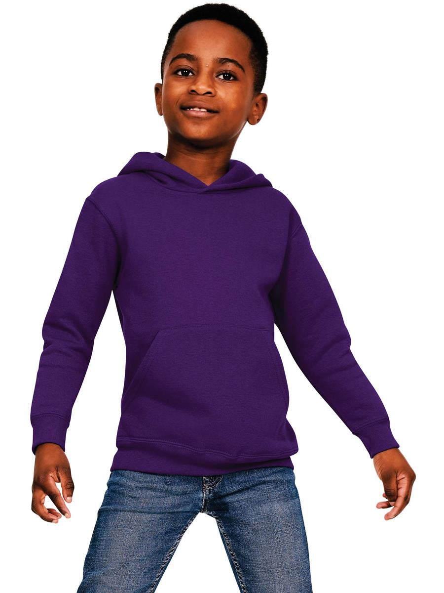 Ringspun Blended Hood Kids — Purple