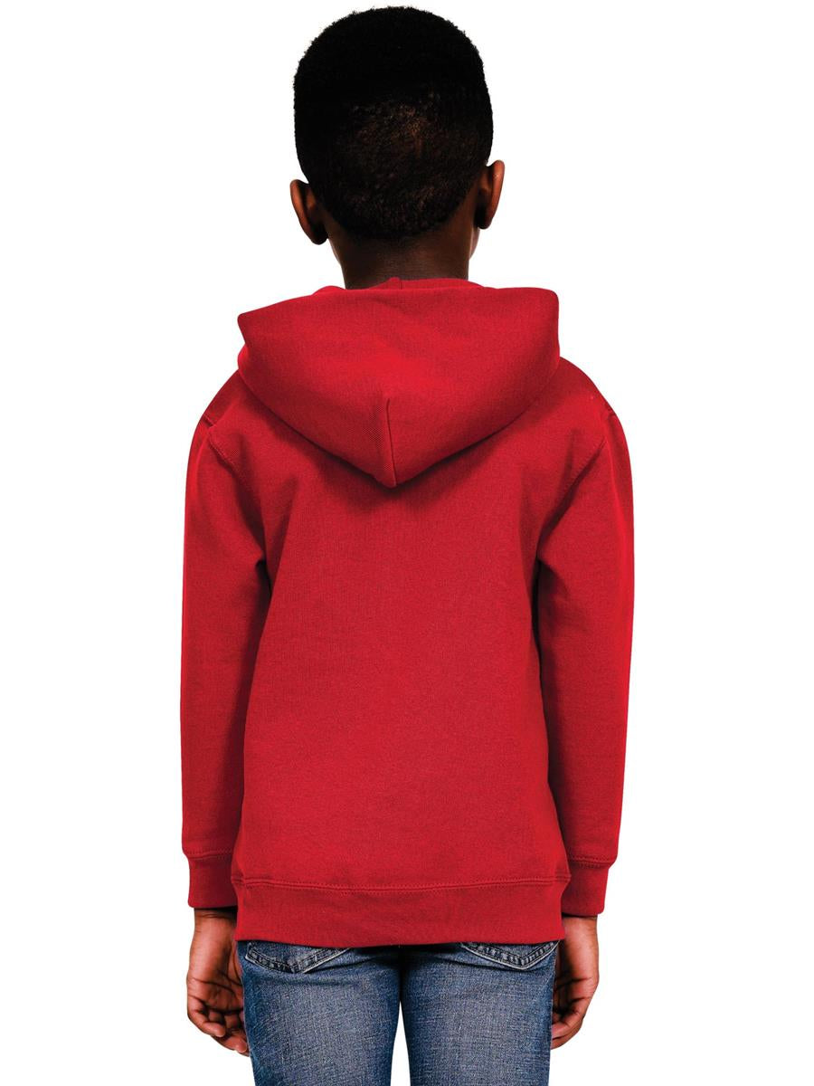 Ringspun Blended Hood Kids — Red