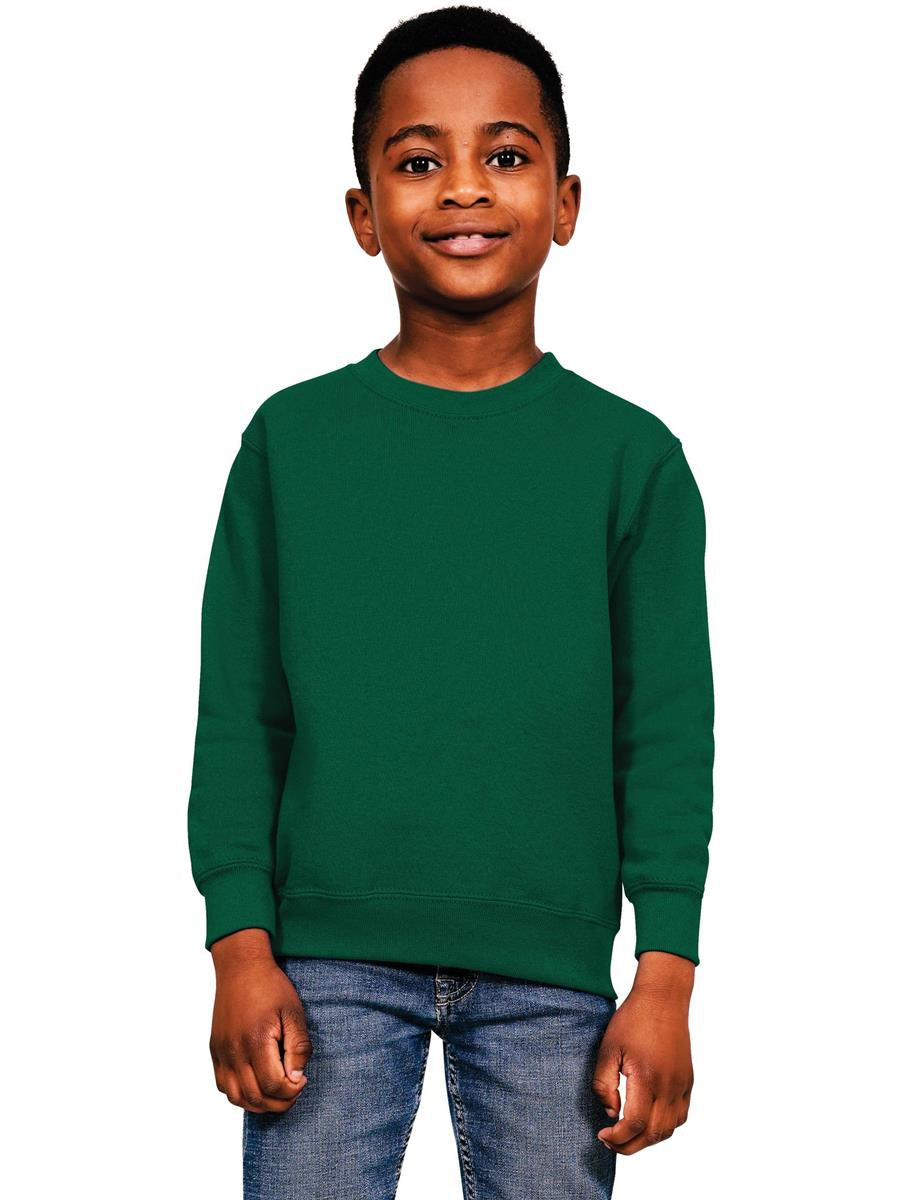 Ringspun Blended Sweat Kids — Forest Green