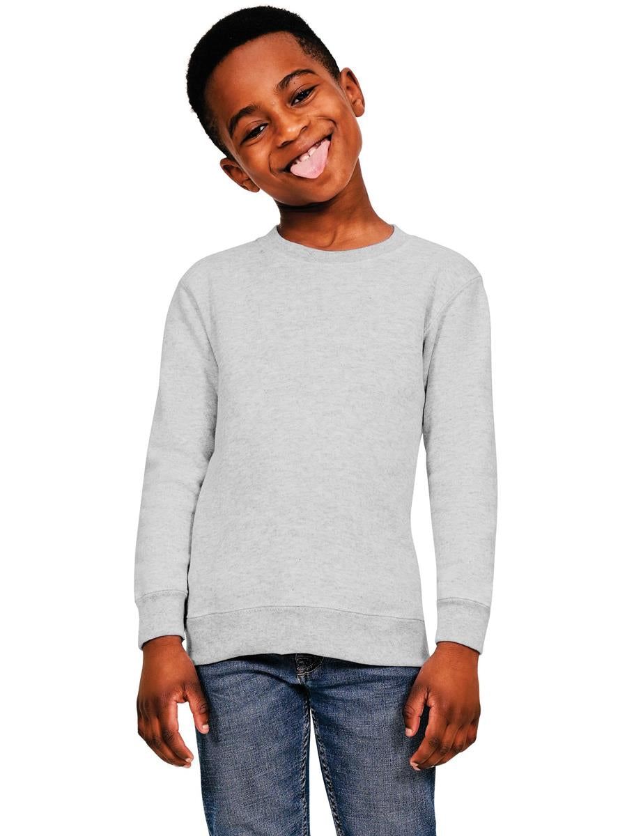 Ringspun Blended Sweat Kids — Sport Grey