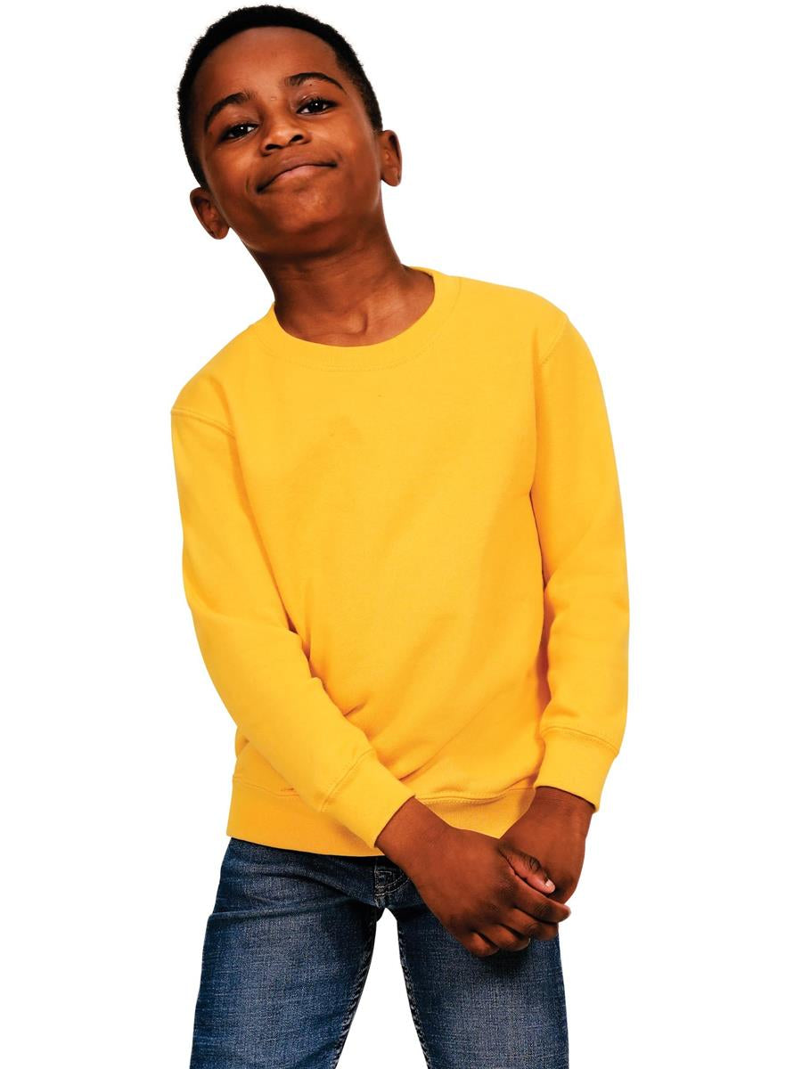 Ringspun Blended Sweat Kids — Yellow
