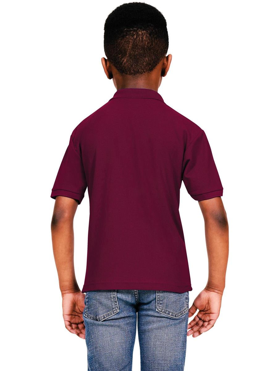 Pique Polo 190gm Kids — Maroon