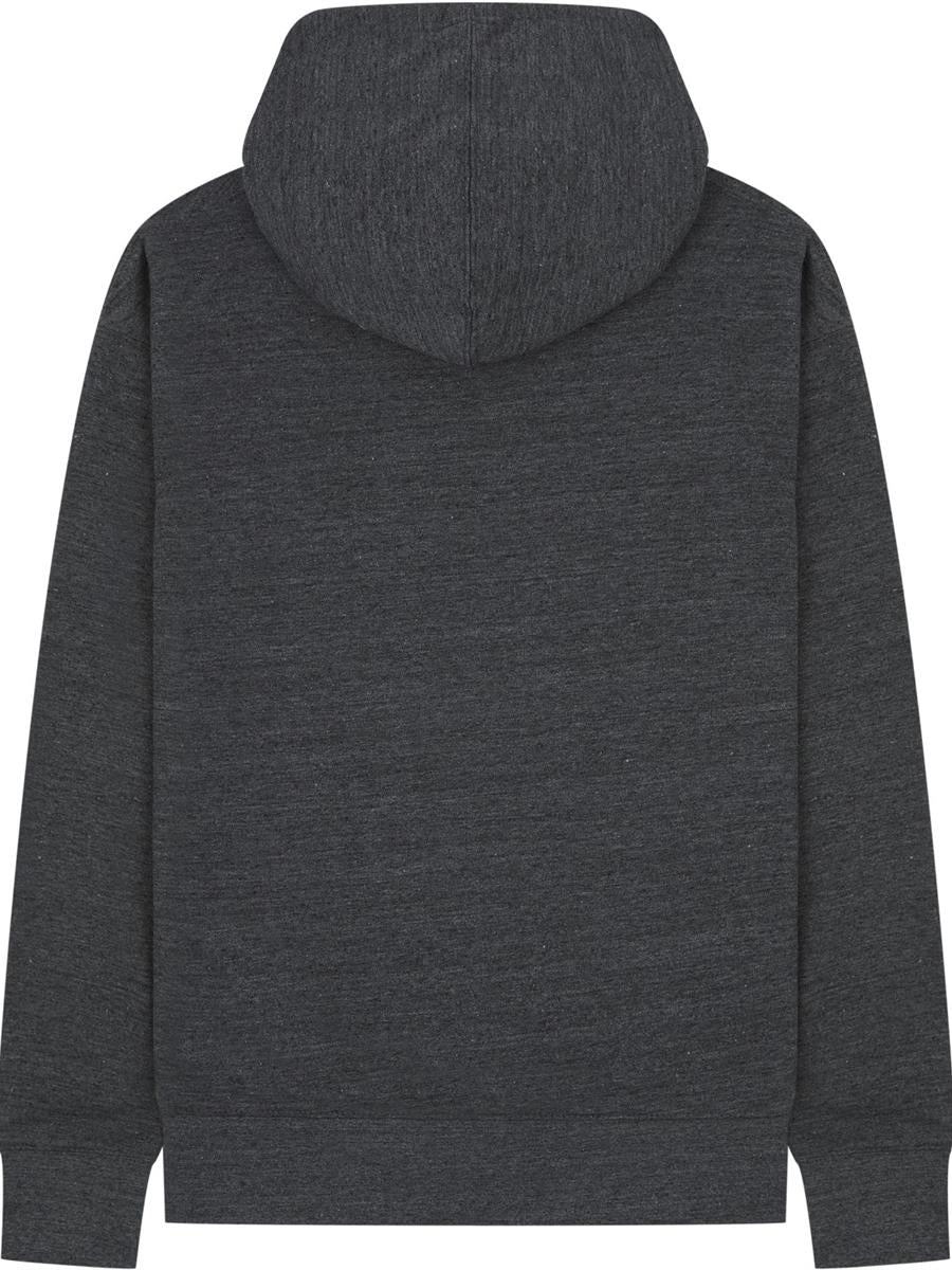 Ringspun Blended Hood — Dk Heather