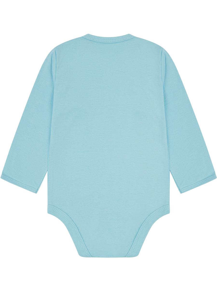Baby L/S Body Suit — Light Blue