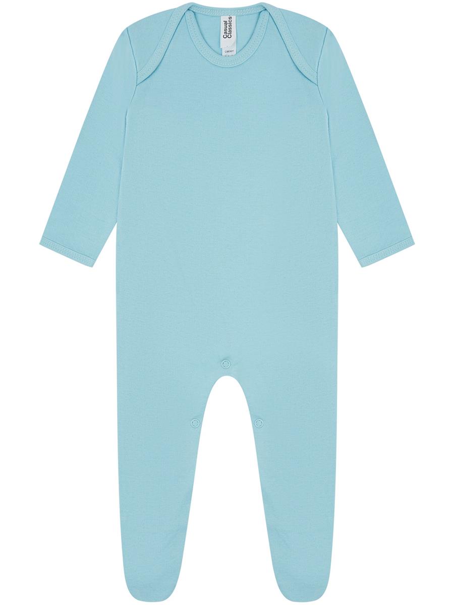 Baby Romper Suit — Light Blue