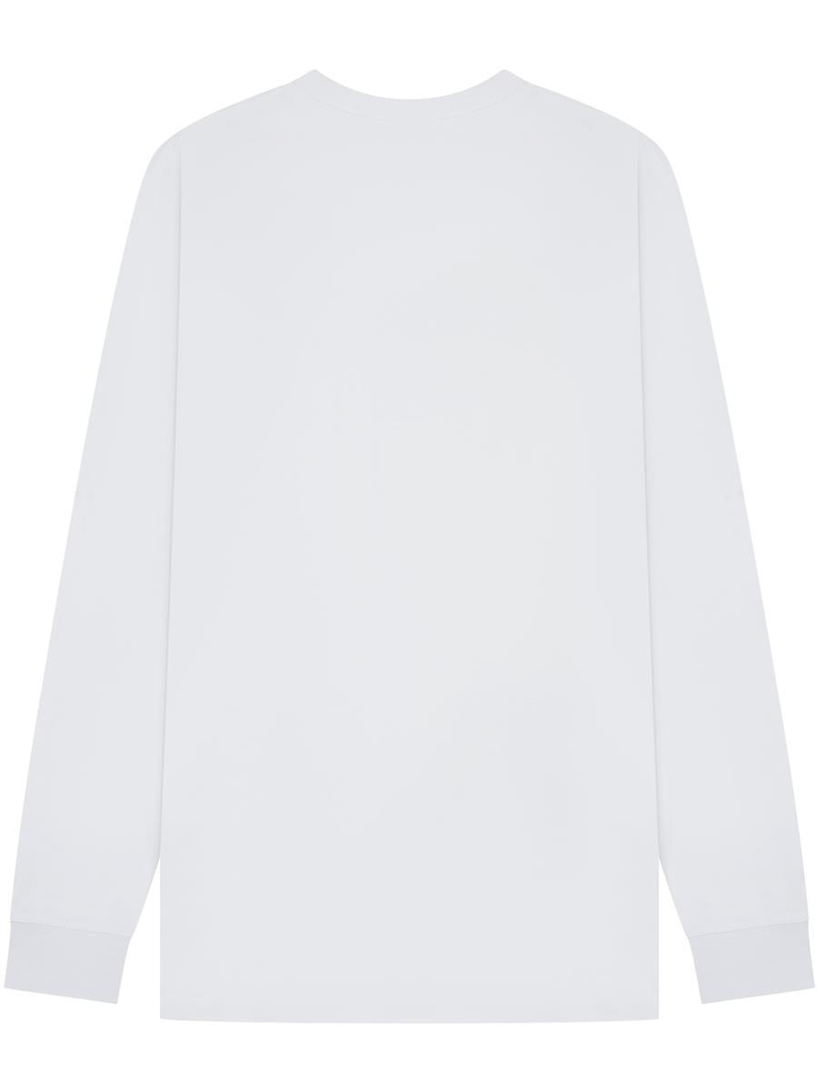 Supreme Combed Ringspun Organic 220 Long Sleeve T — White