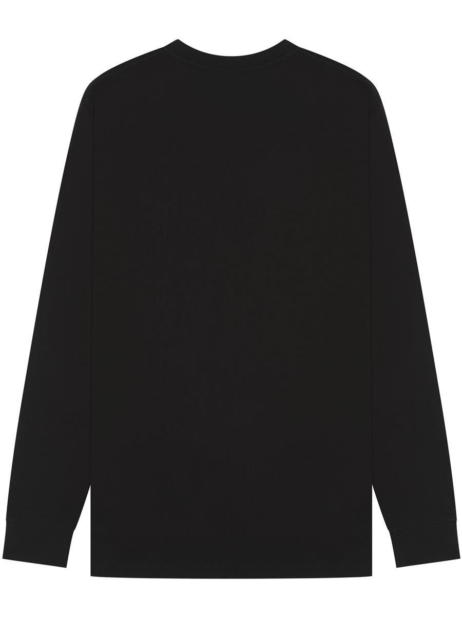 Supreme Combed Ringspun Organic 220 Long Sleeve T — Black