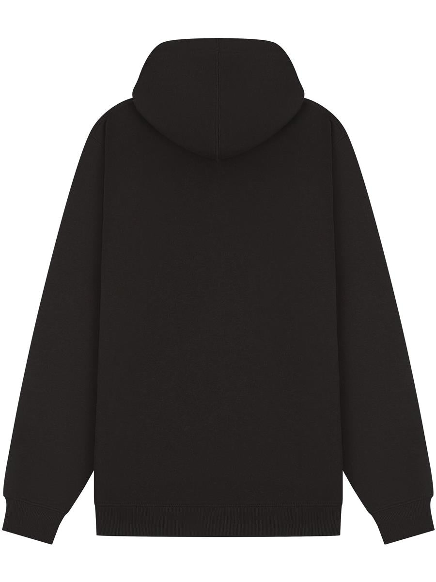 Premium Combed Core 280 Zip Hood Tall — Black