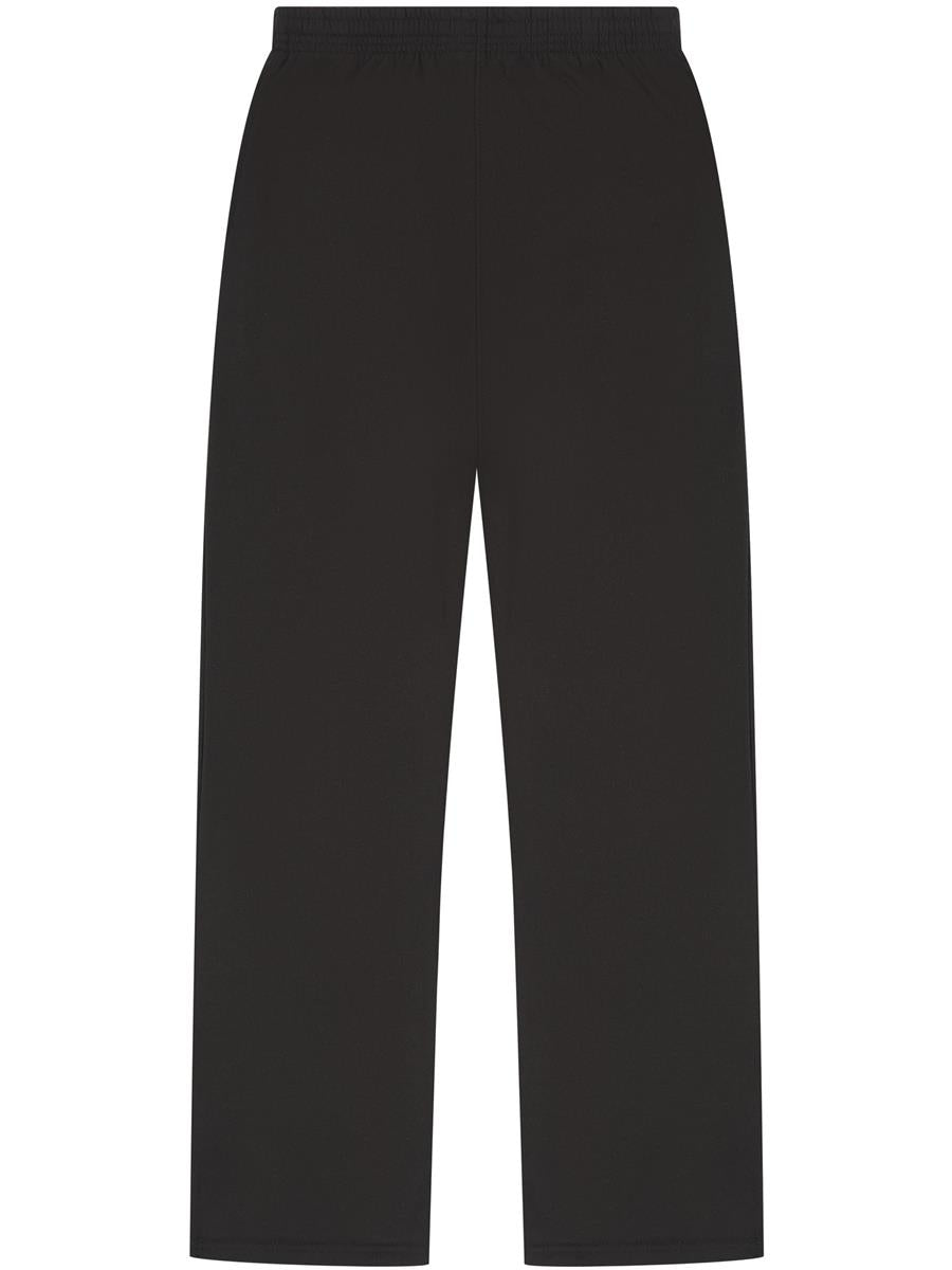 Premium Combed Core 280 Split Hem Jogpant Regular — Black