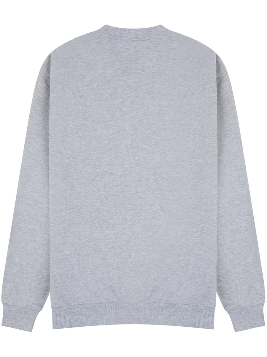 Premium Combed 280 Oversize Extended Neck Sweat — Heather Grey