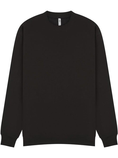 Premium Combed 280 Oversize Extended Neck Sweat Tall — Black