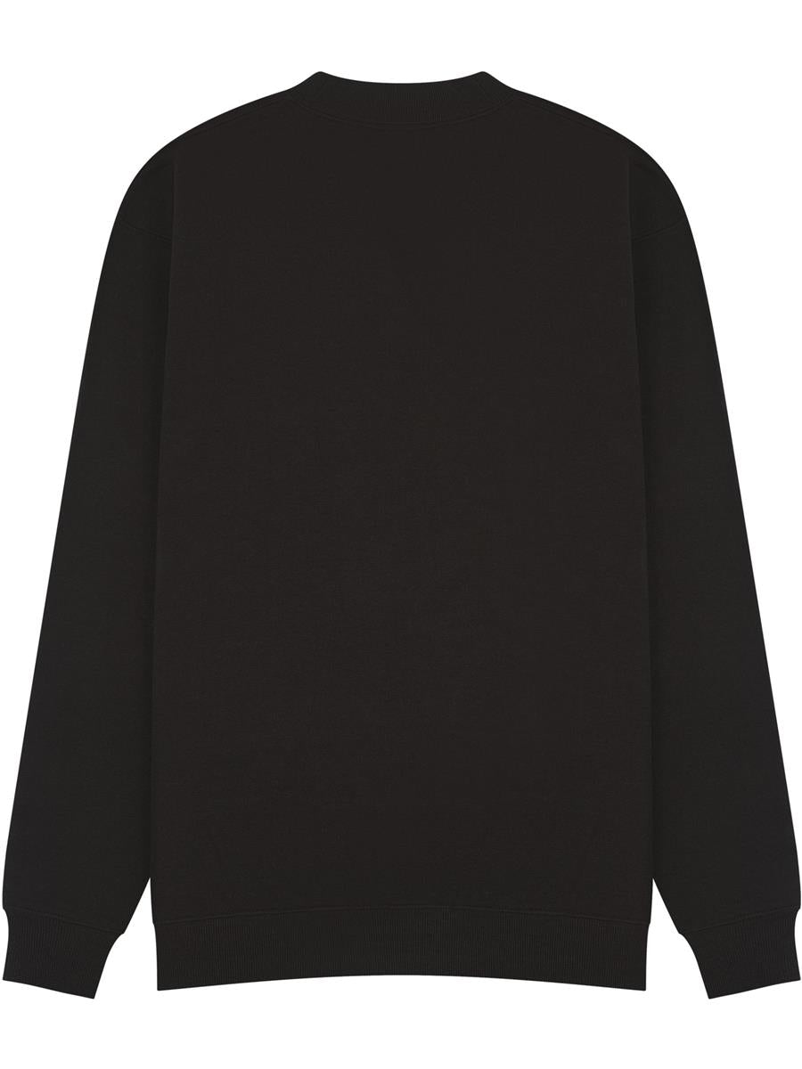 Premium Combed 280 Oversize Extended Neck Sweat Tall — Black