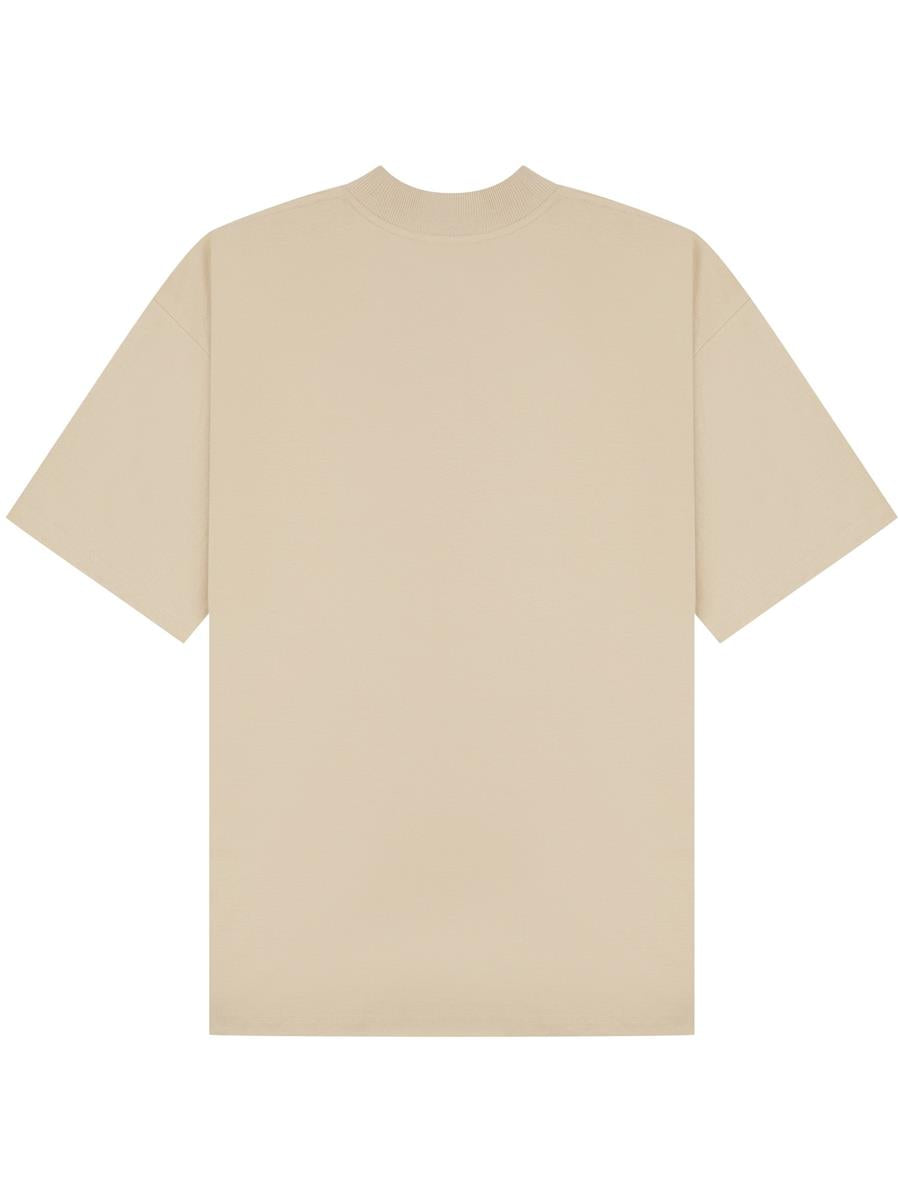 Ringspun 220 Oversize Extended Neck Tall T — Sand