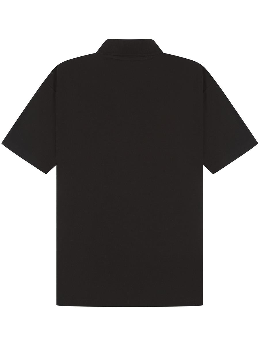 Pique Polo 190gm — Black