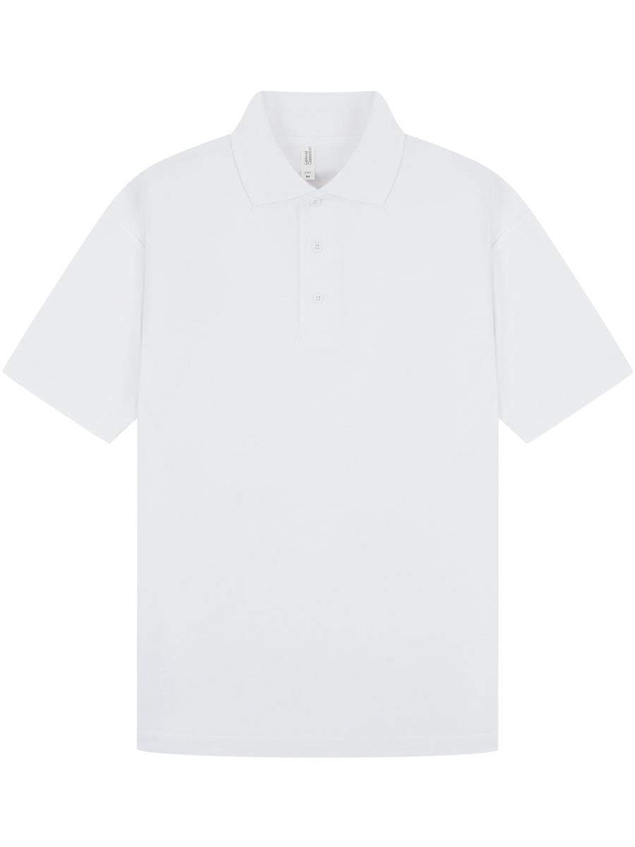Pique Polo 190gm — White