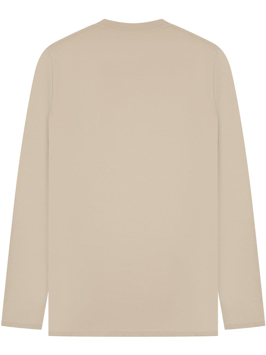 Ringspun Longsleeve T-Shirt 150 — Sand