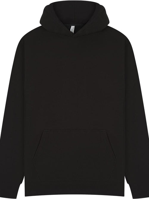 Premium Combed 280 Core Hood — Black