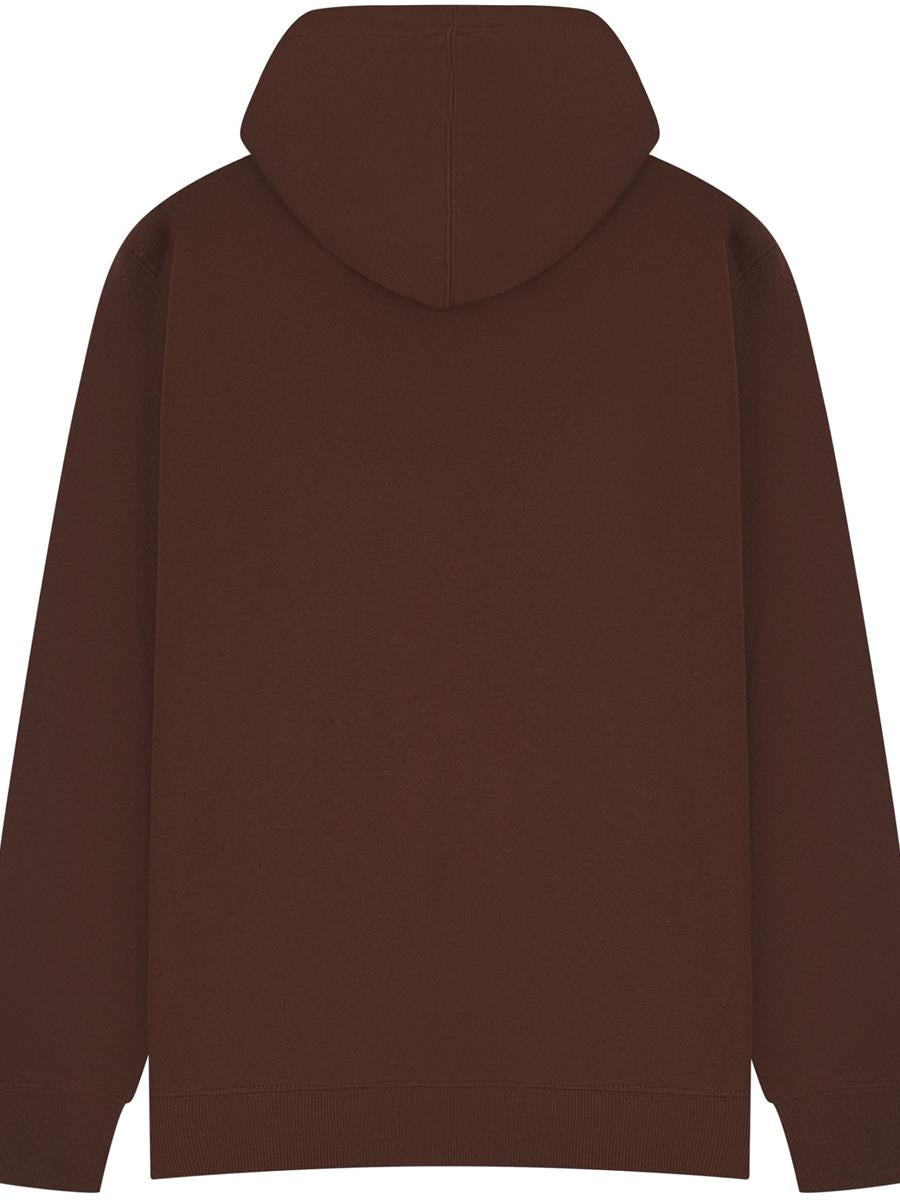 Premium Combed 280 Core Hood — Chocolate