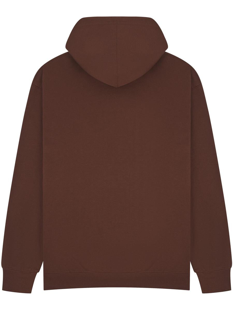 Premium Combed 280 Core Oversize Hood — Chocolate