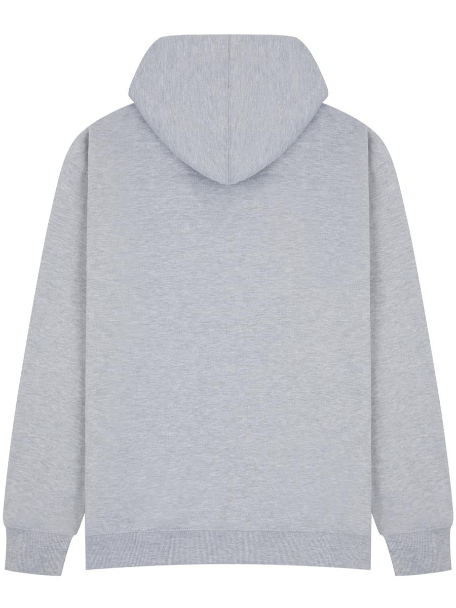 Premium Combed 280 Core Oversize Hood — Heather Grey