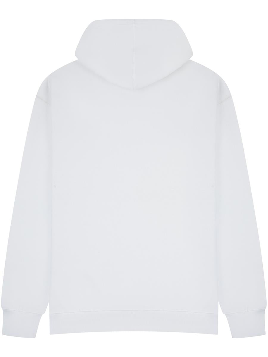 Premium Combed 280 Core Oversize Hood — White