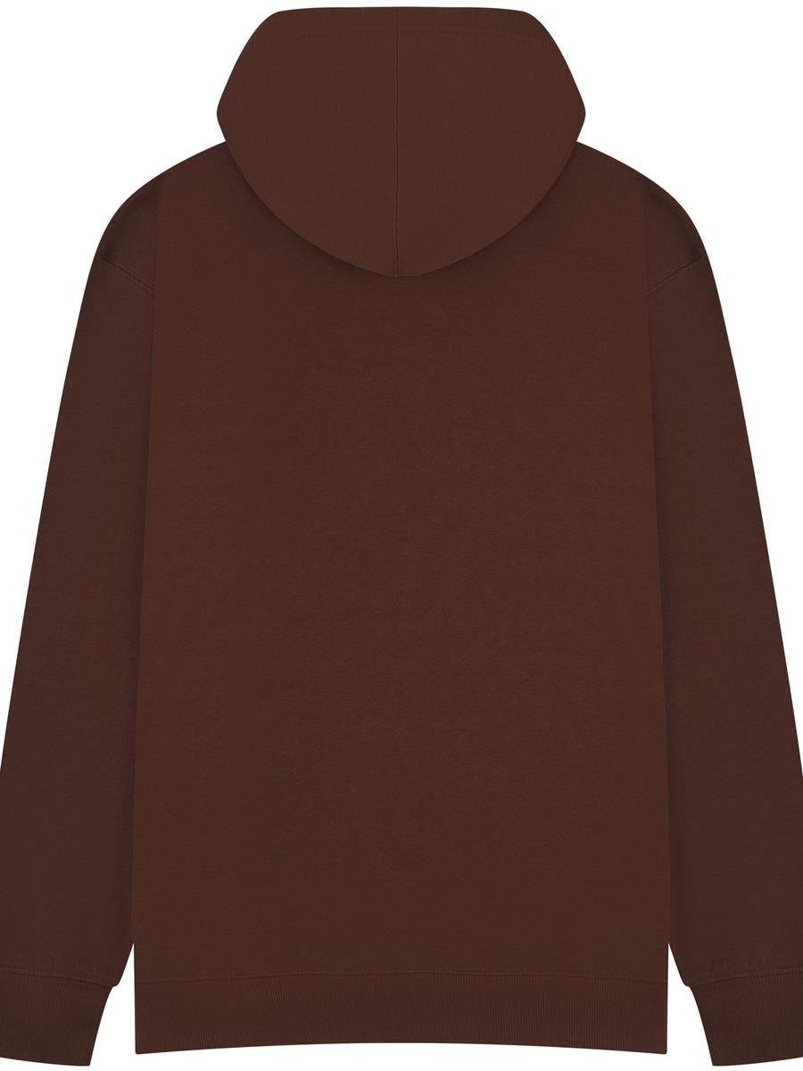 Premium Combed 280 Oversize Hood Tall — Chocolate