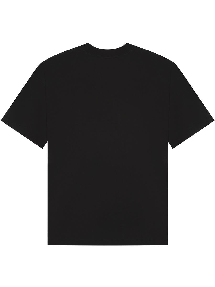 Ringspun 220 Oversize Extended Neck T — Black