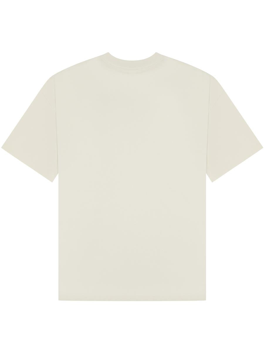 Ringspun 220 Oversize Extended Neck T — Ecru
