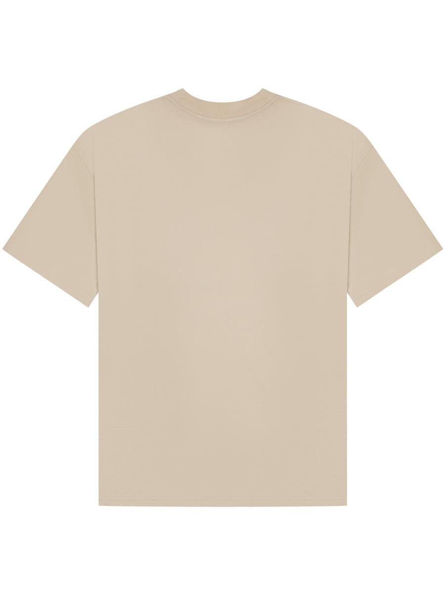 Ringspun 220 Oversize Extended Neck T — Sand