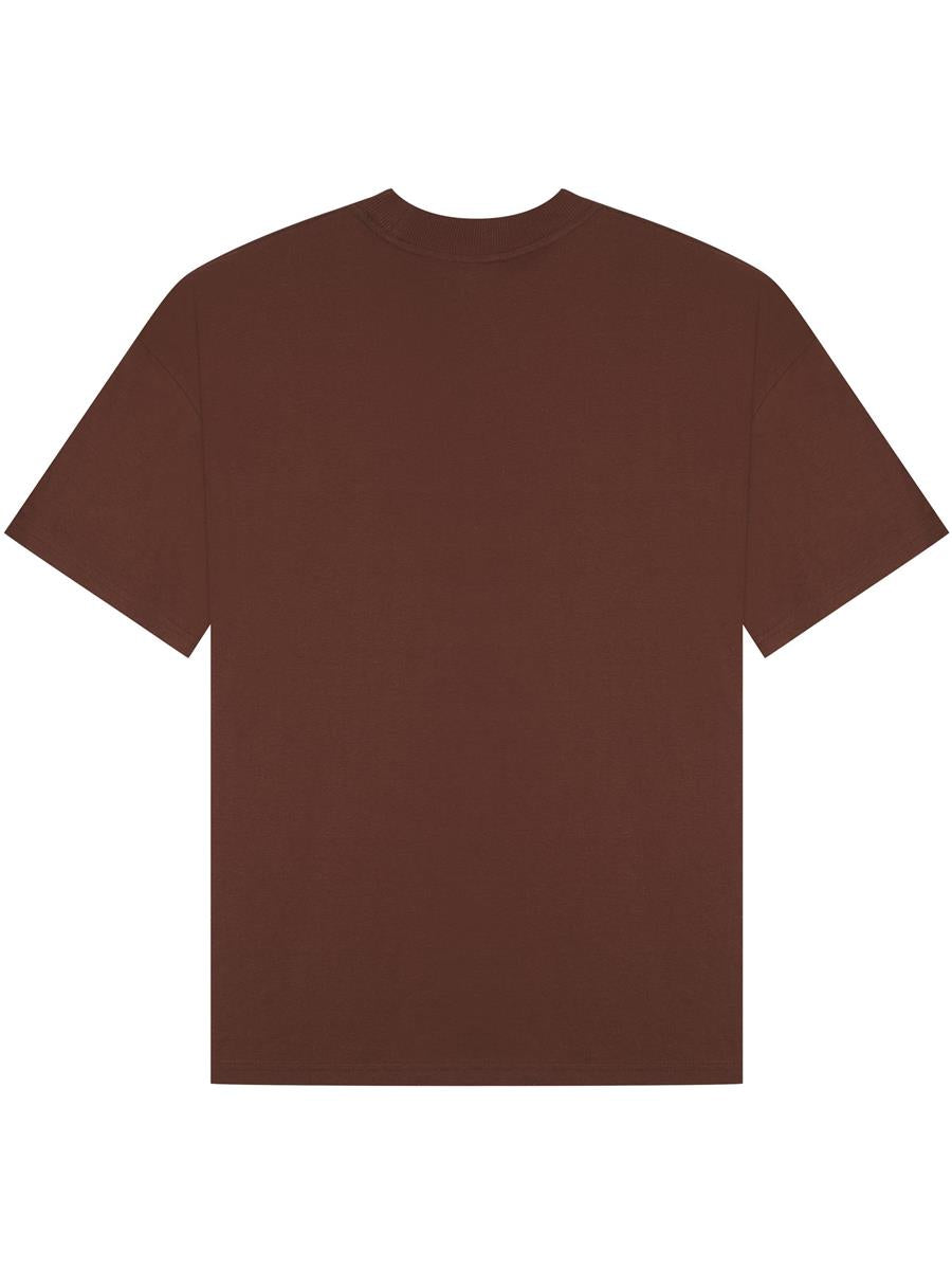 Ringspun Core 150 Oversize Extended Neck T — Chocolate