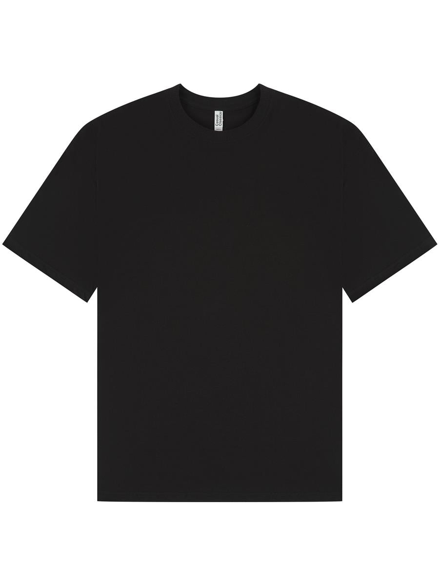 Casual Core Ringspun 150 Oversize Tee — Black