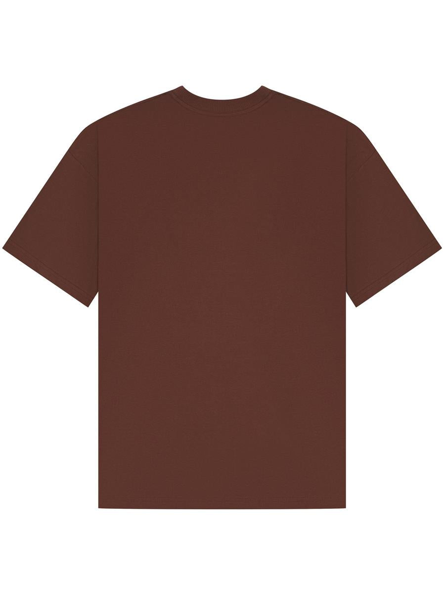 Casual Core Ringspun 150 Oversize Tee — Chocolate