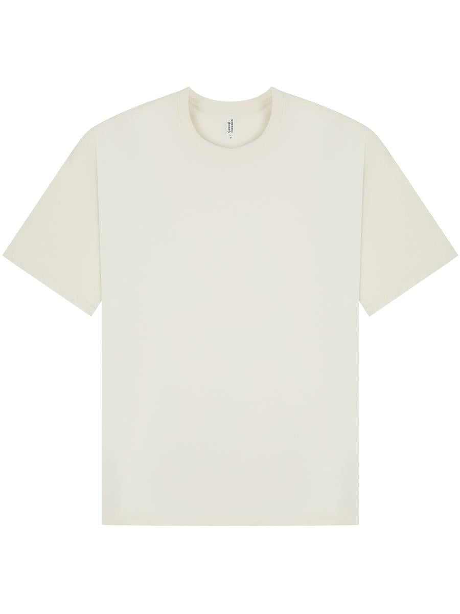 Casual Core Ringspun 150 Oversize Tee — Ecru