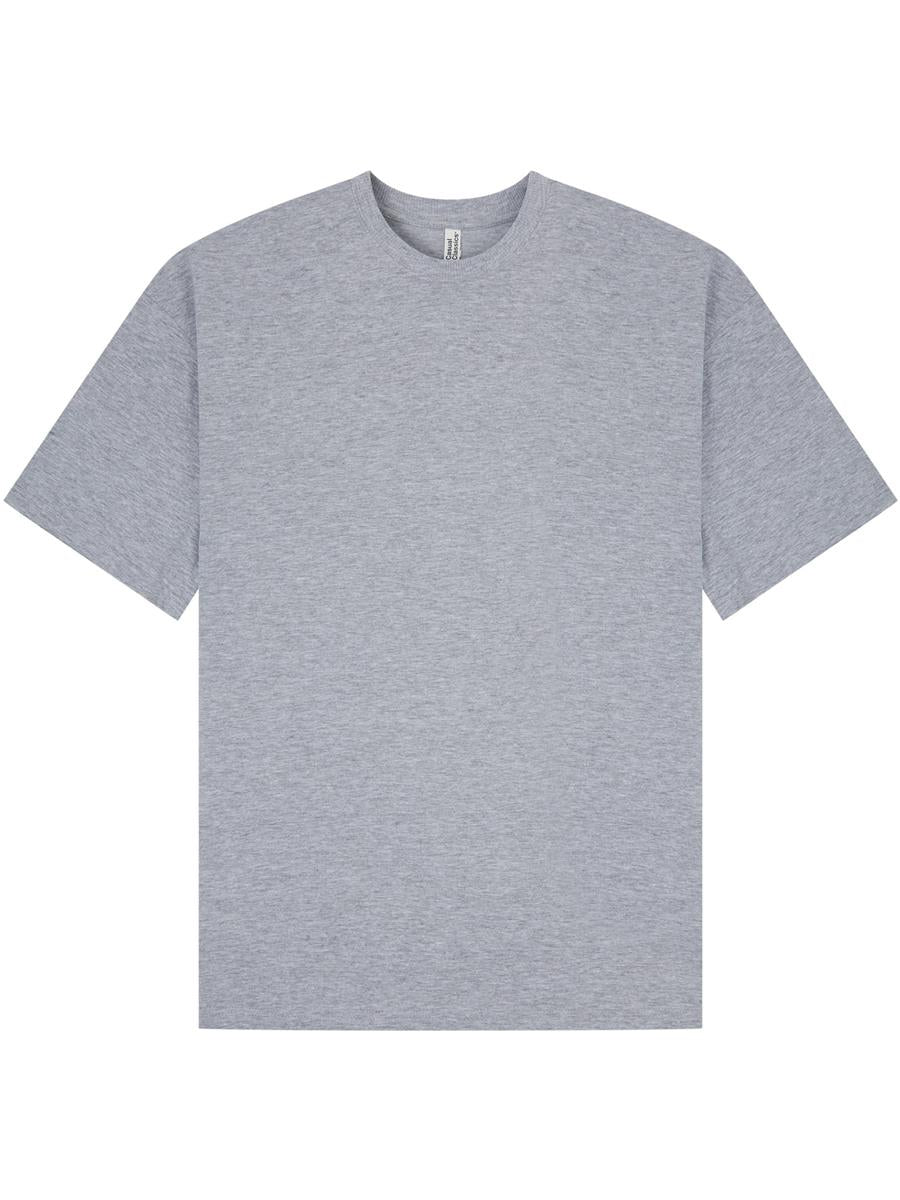 Casual Core Ringspun 150 Oversize Tee — Heather Grey