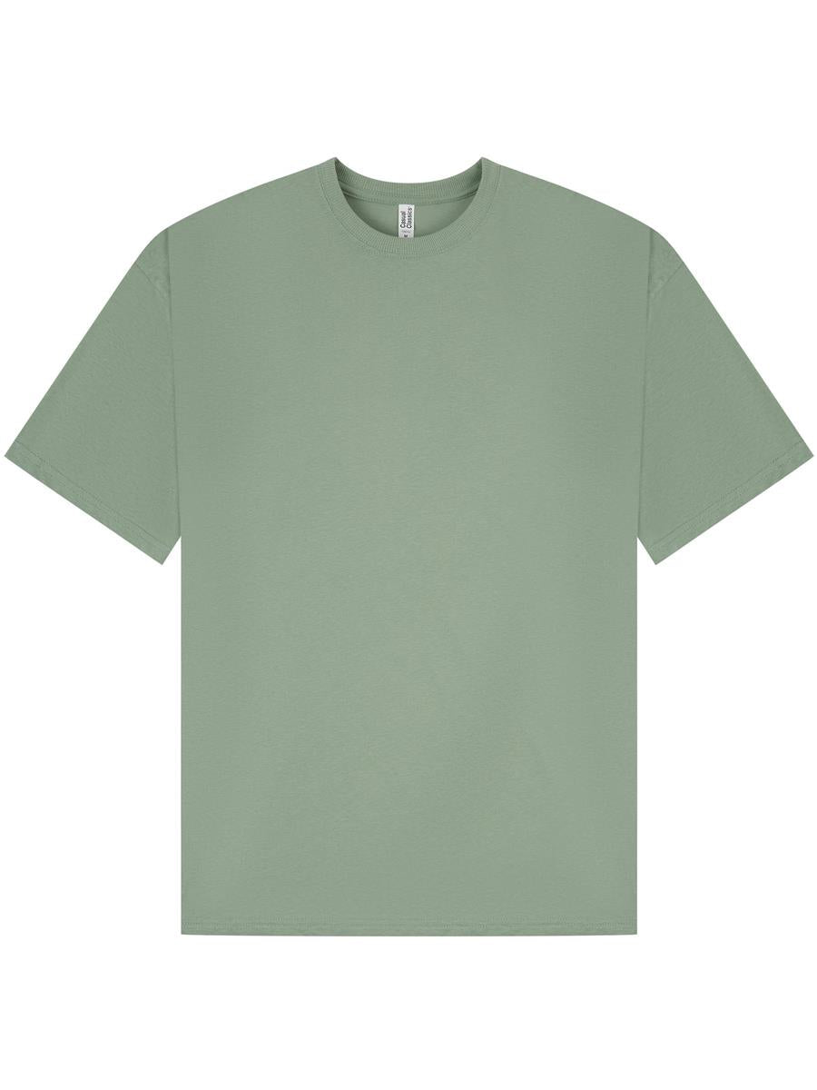 Casual Core Ringspun 150 Oversize Tee — Sage