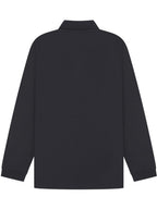 Long Sleeve Polo 190gm — Navy