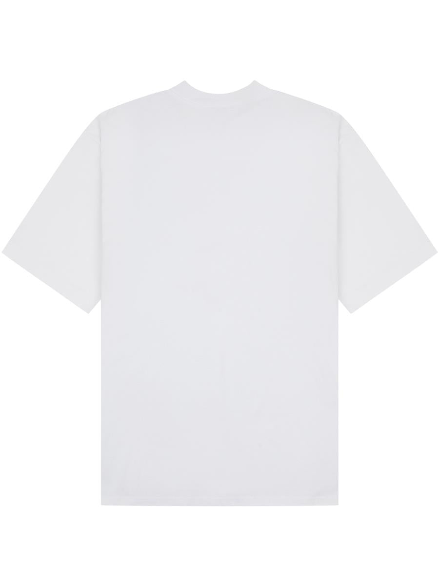 Ringspun 220 Oversize Extended Neck Tall T — White