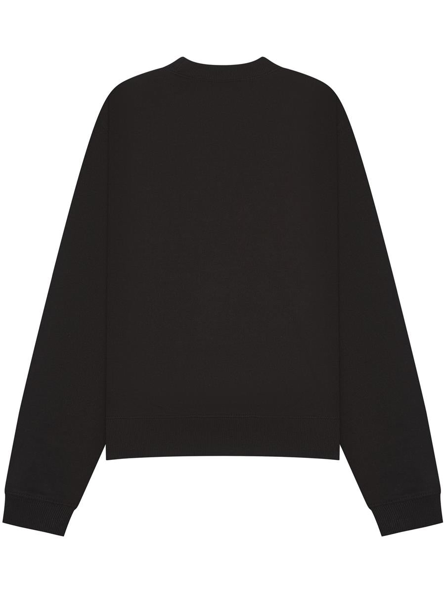 Premium Combed 280 Boxy Oversize Extended Neck Sweat — Black