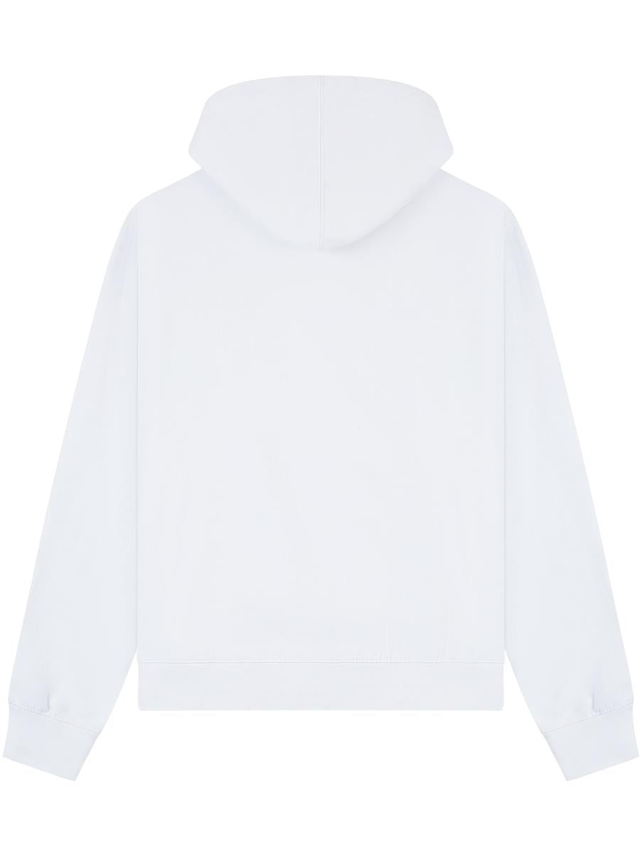Premium Combed 330 Boxy Oversize Hood — White