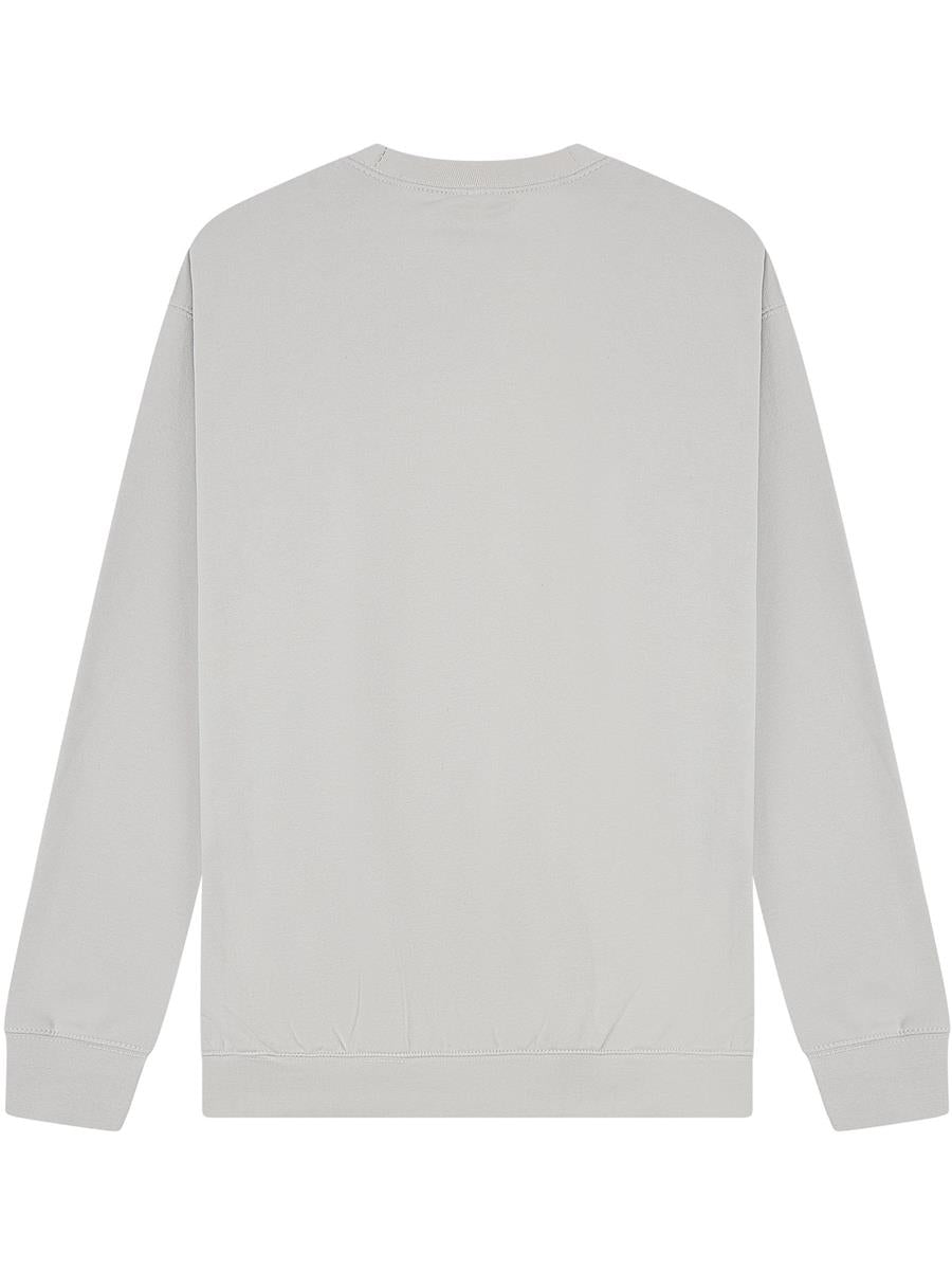 Premium Combed 330 Oversized Extended Neck Sweat — Lunar Grey