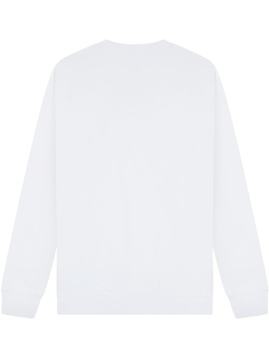 Premium Combed 330 Oversized Extended Neck Sweat — White