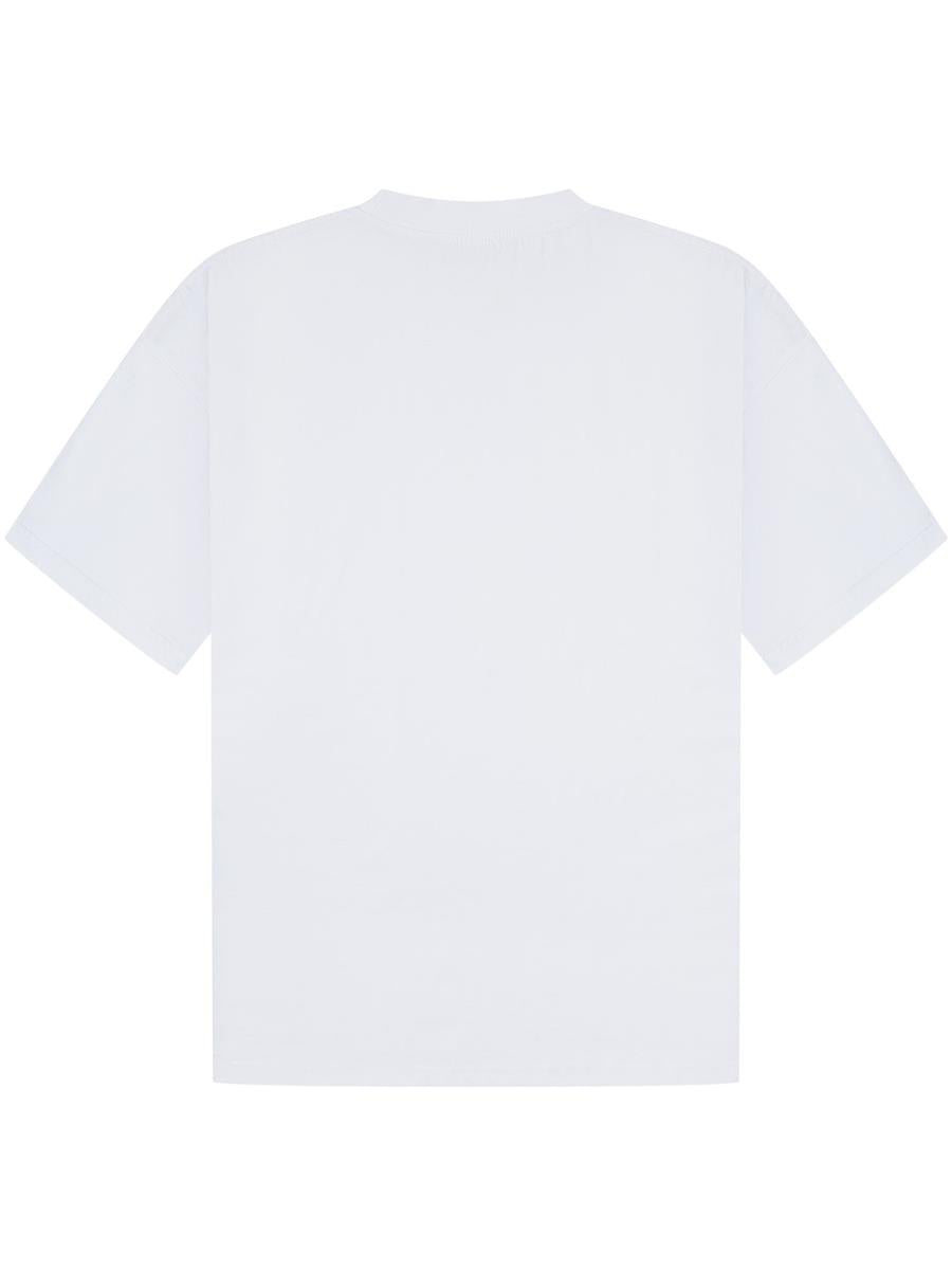 Ringspun Combed 180 Oversize Extended Neck T — White