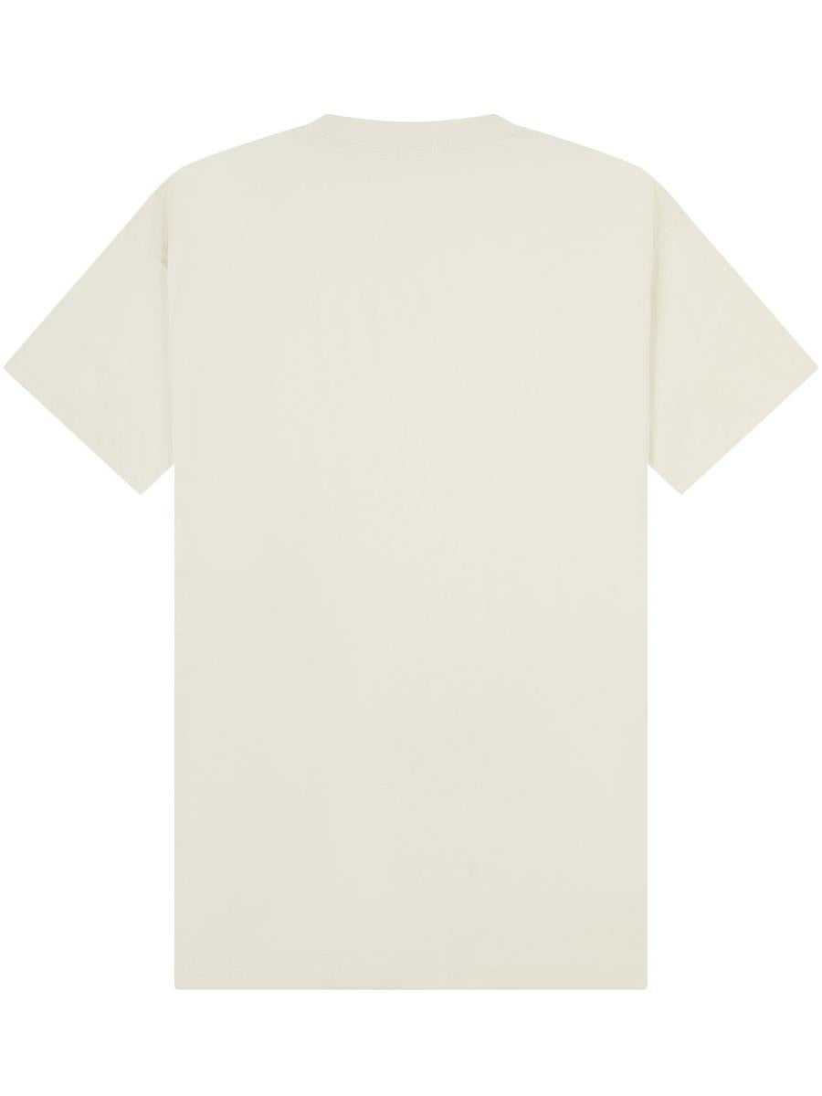 Ringspun Combed 220 Oversize Extended Neck T — Ecru