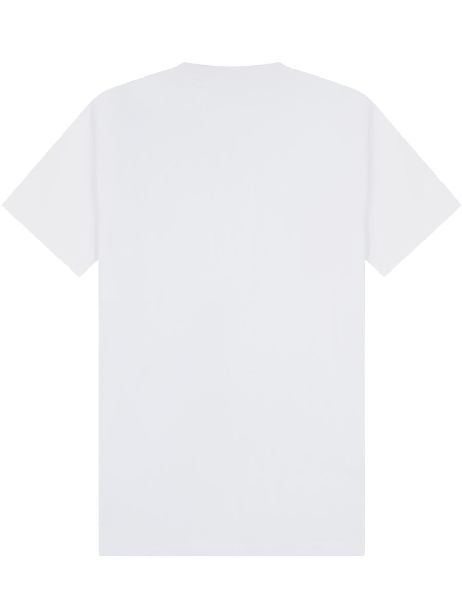 Ringspun Combed 220 Oversize Extended Neck T — White