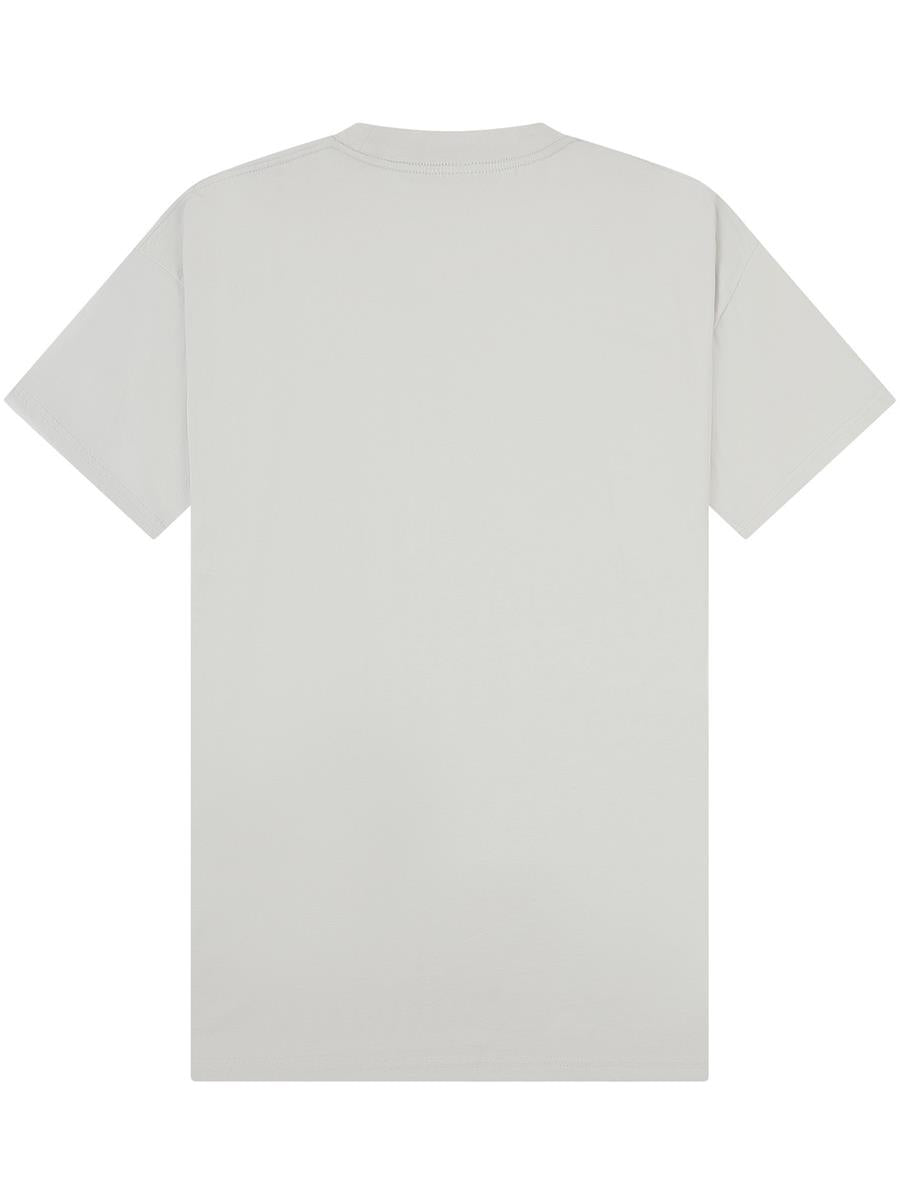 Ringspun Combed 220 Oversize Extended Neck Tall T — Lunar Grey