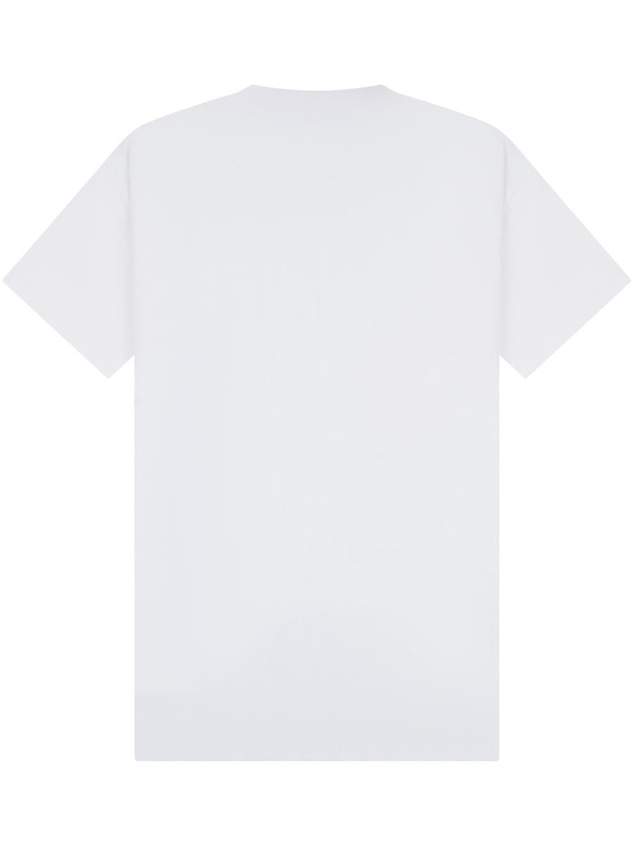 Ringspun Combed 220 Oversize Extended Neck Tall T — White