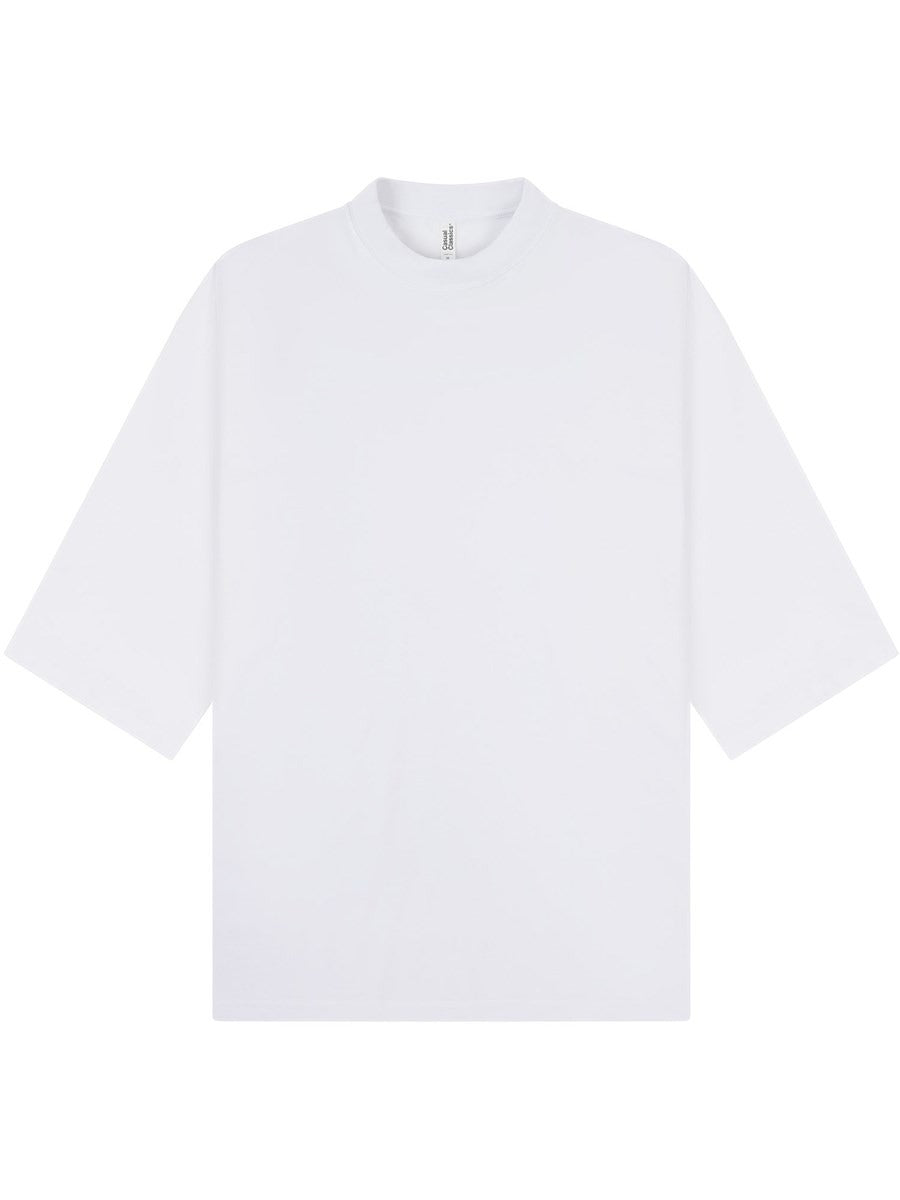 Premium Combed 220 Oversize Fit Extended Neck Half Sleeve Tee Tall Adult